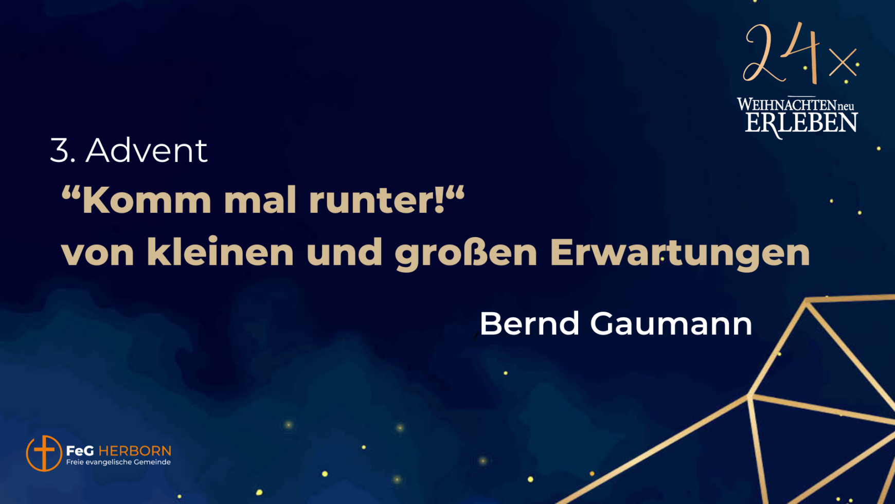 „Komm mal runter!“ von kleinen und großen Erwartungen