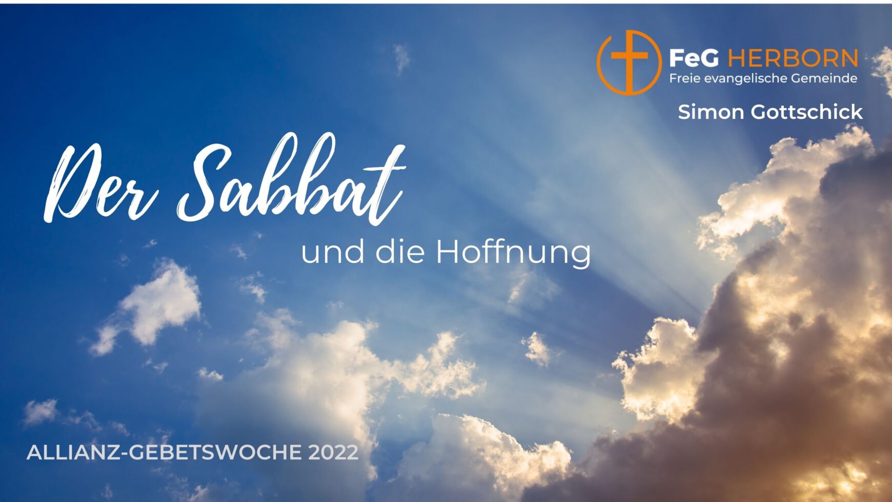 Der Sabbat und die Hoffnung