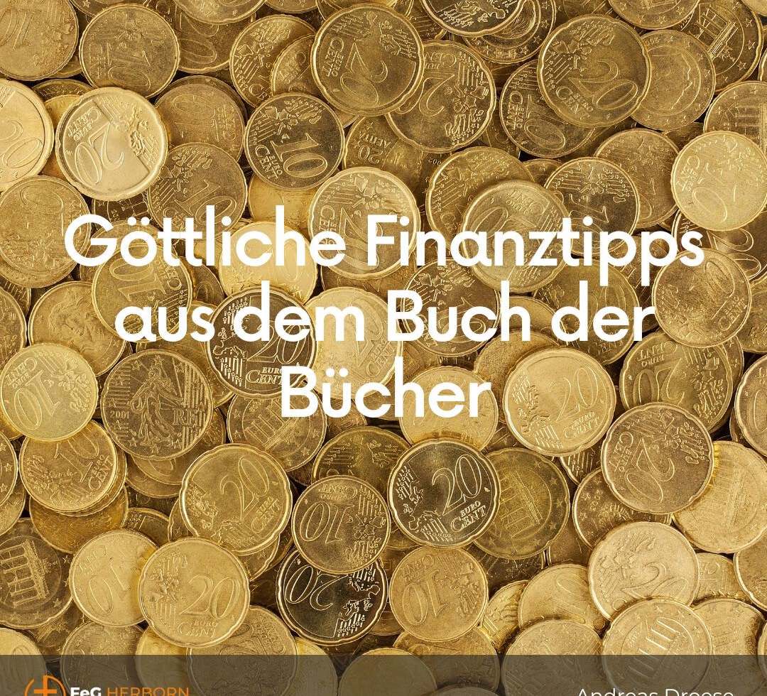 Göttliche Finanztipps aus dem Buch der Bücher