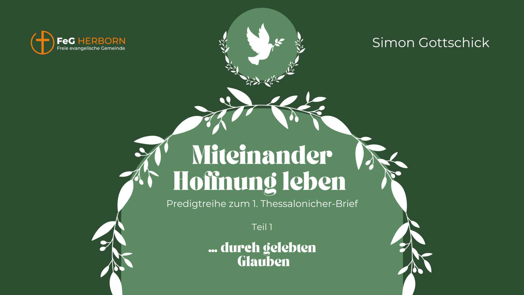 Miteinander Hoffnung leben (Teil 1)