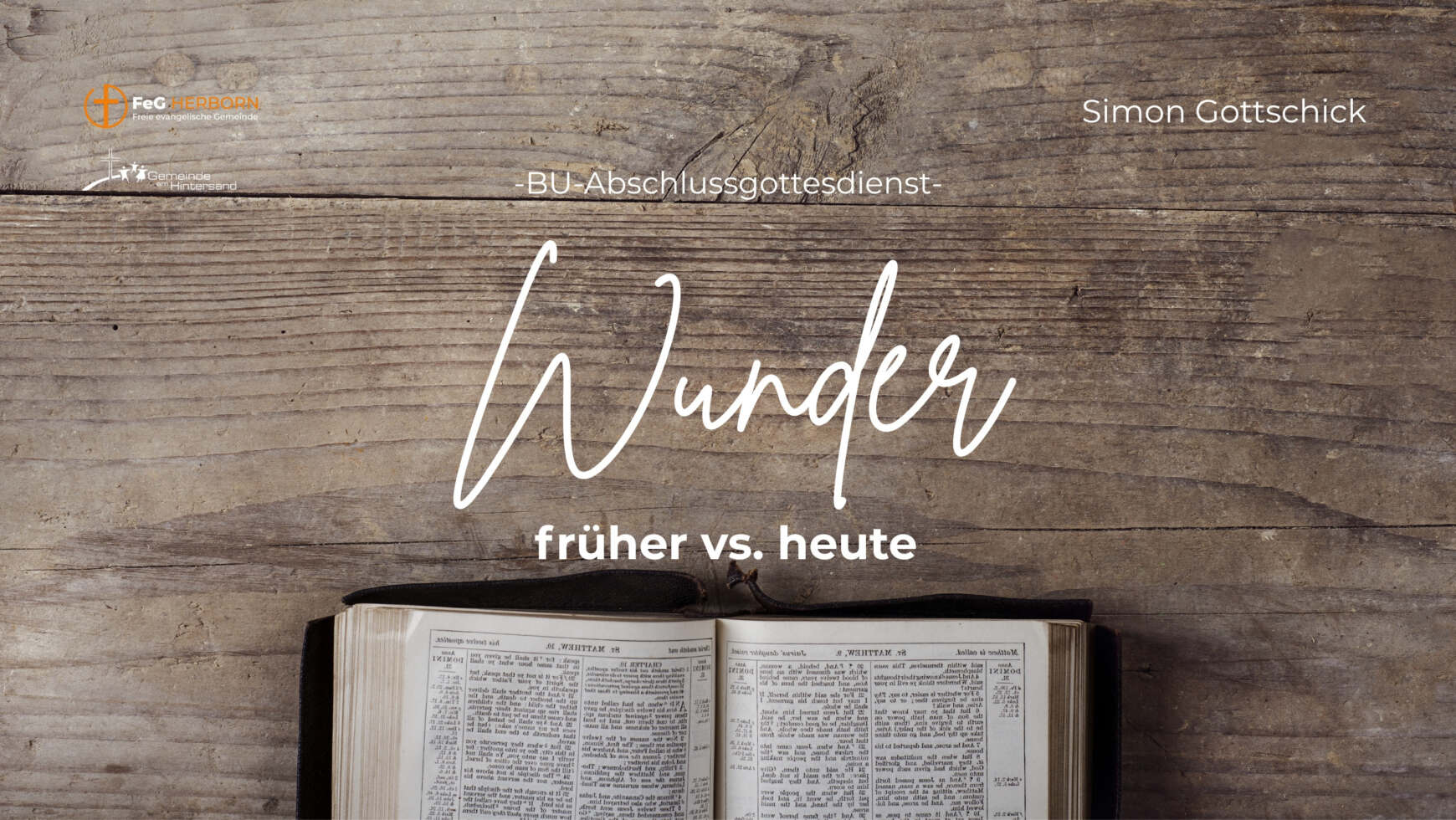 „Der beste Nachfolger: Wie der Heilige Geist Jesu Werk fortsetzt.“ (Johannes 16,5-15)