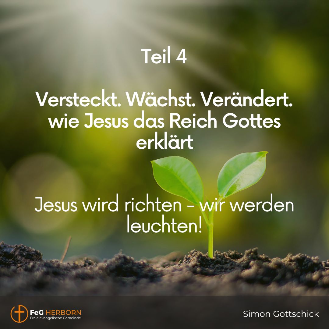 Versteckt. Wächst. Verändert - Wie Jesus das Reich Gottes erklärt