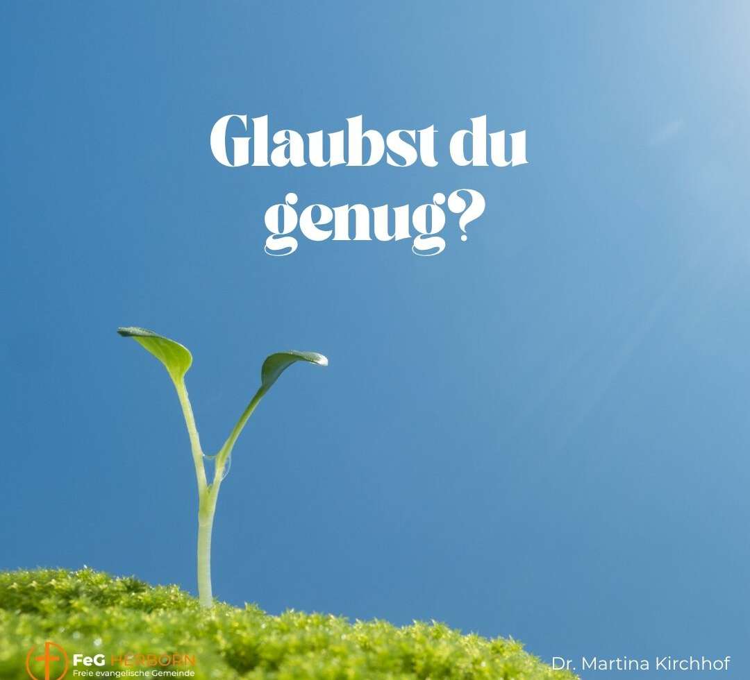 Glaubst du genug? (Markus 4, 35-41)